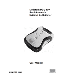 DEFIB Tech- DDU-100-User Manual