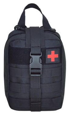 Tactical IFAK, With Handle, Black
